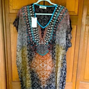 Caftan coverup size M/L
